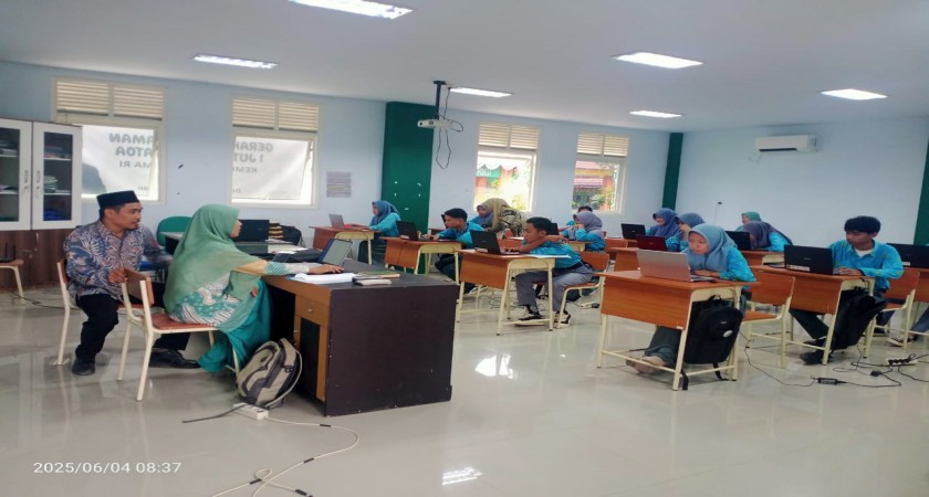 MAN 1 Parigi Gelar Simulasi OSN  ( Olimpiade Sains Nasional )